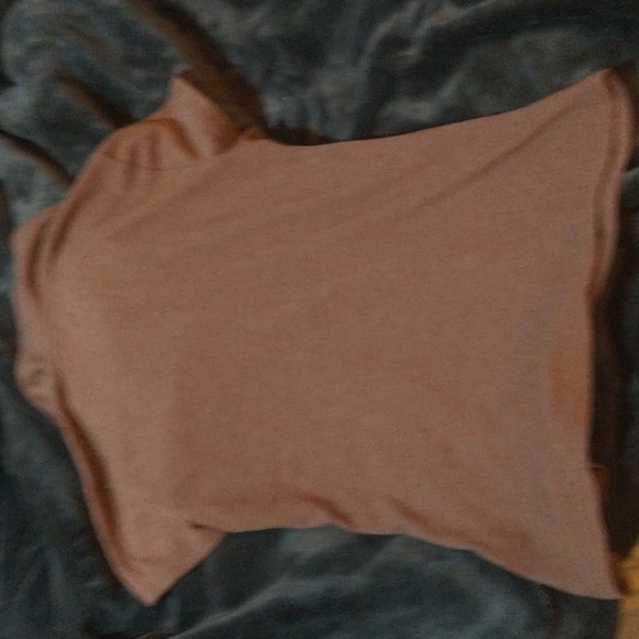 Woman's V Neck Blouse/Shirt Sonoma Life +Style Brown Small - Picture 5 of 8